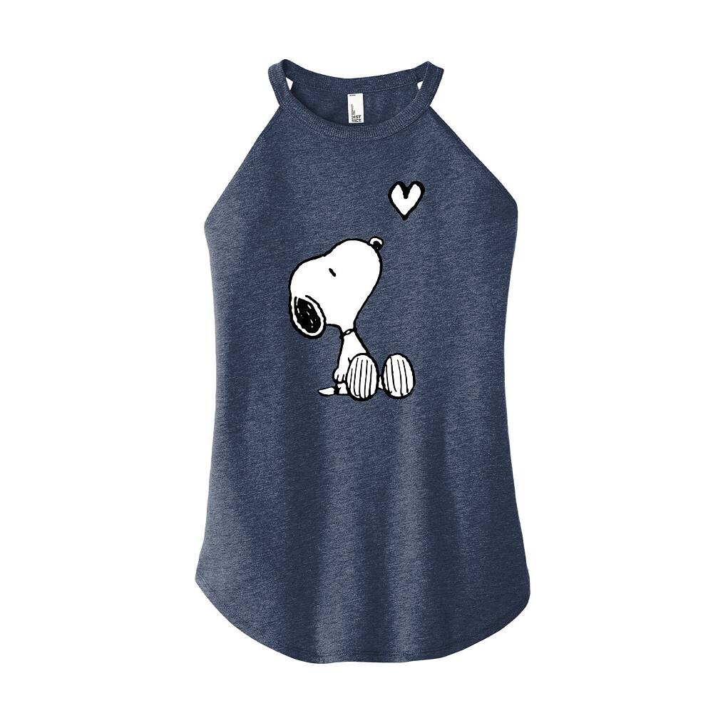 

Майка Juniors' Peanuts Snoopy Heart с высоким воротником Licensed Character, синий