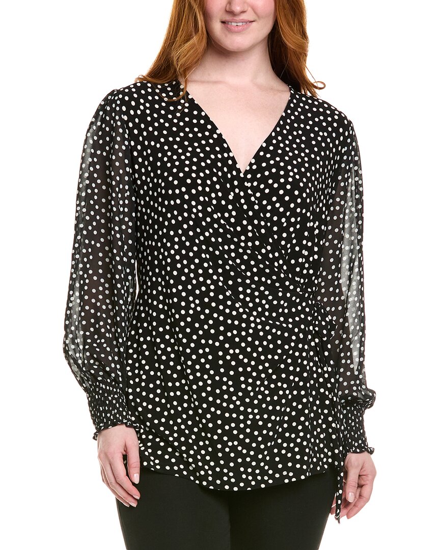 

Anne Klein Plus Топ, черный