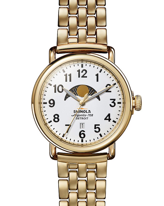 

Часы Runwell Moon Phase, 41 мм Shinola, белый