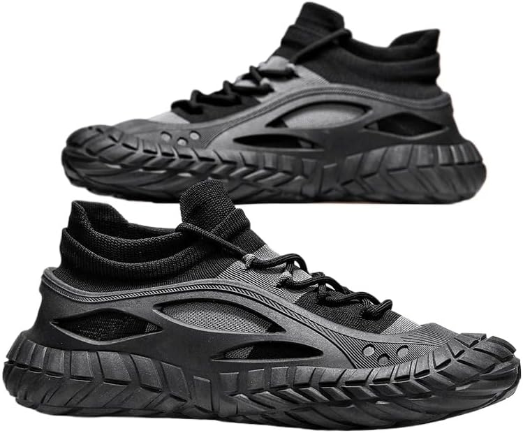 

Мужские низкие кроссовки для улицы- дышащая ткань, подошва из ПУ, бежево-оранжевый полосатый дизайн, шнуровка, повседневная обувь на все сезоны, идеально подходят для повседневной носки и легкого спорта Qacksv