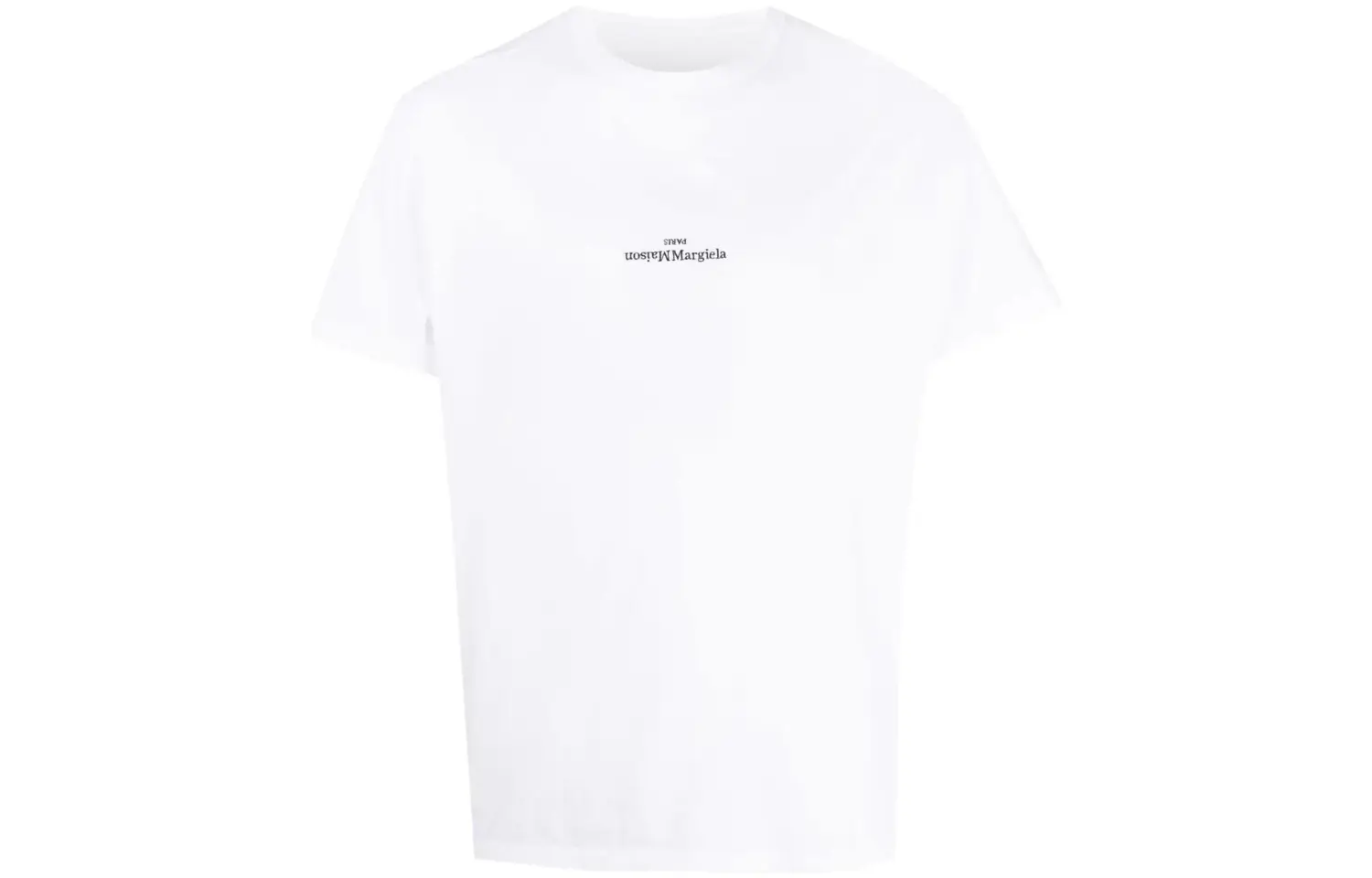 

Футболка с круглым вырезом и логотипом Maison Margiela, белый