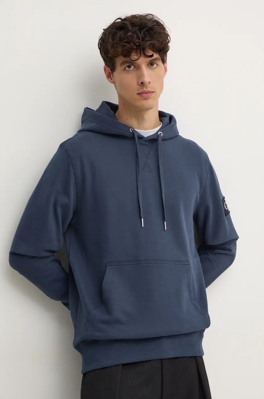 

Хлопковая толстовка Calvin Klein Jeans, синий