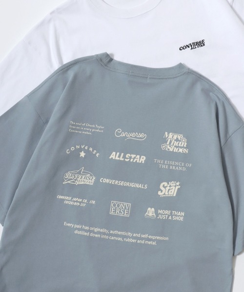 

Lazar Футболка влагоотводящая быстросохнущая с коротким рукавом и принтом, Converse, синий