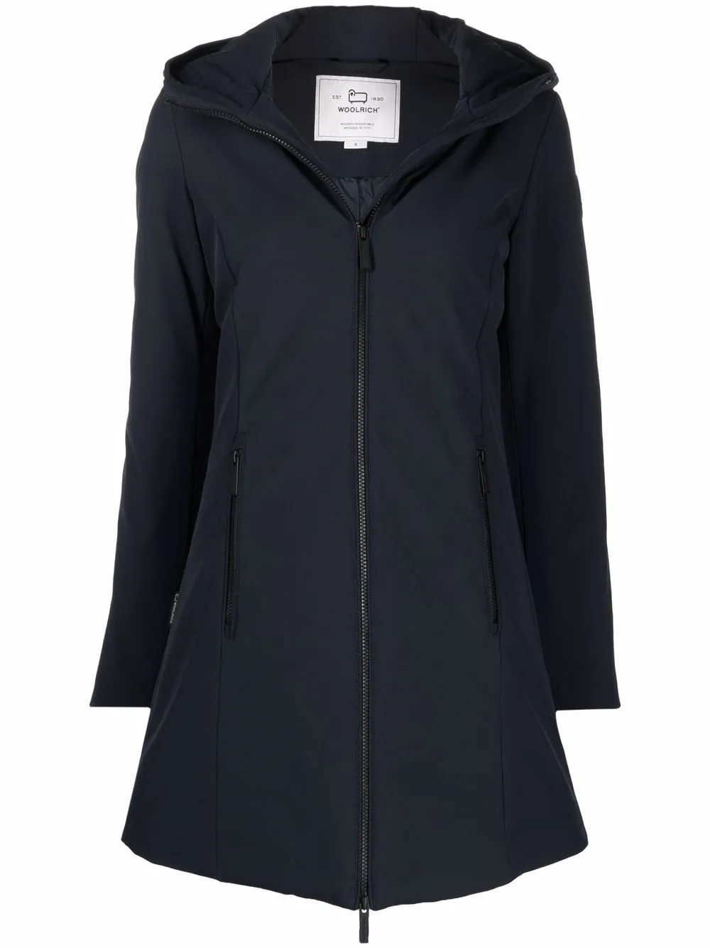

Пуховик с капюшоном WOOLRICH, синий