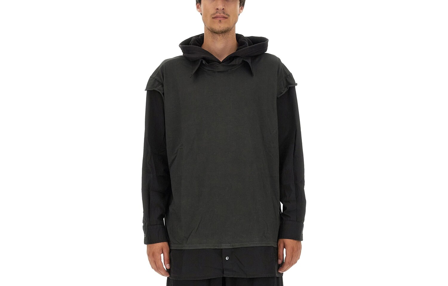 

Толстовка мужская черная Mm6 Maison Margiela, черный