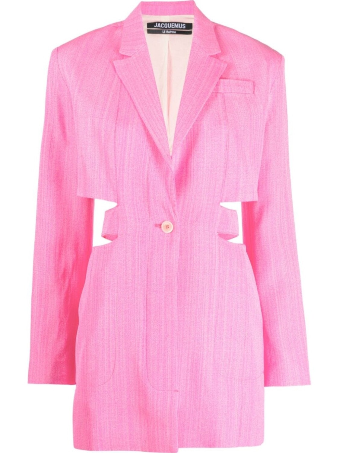 

Jacquemus короткое платье-пиджак Bari, розовый