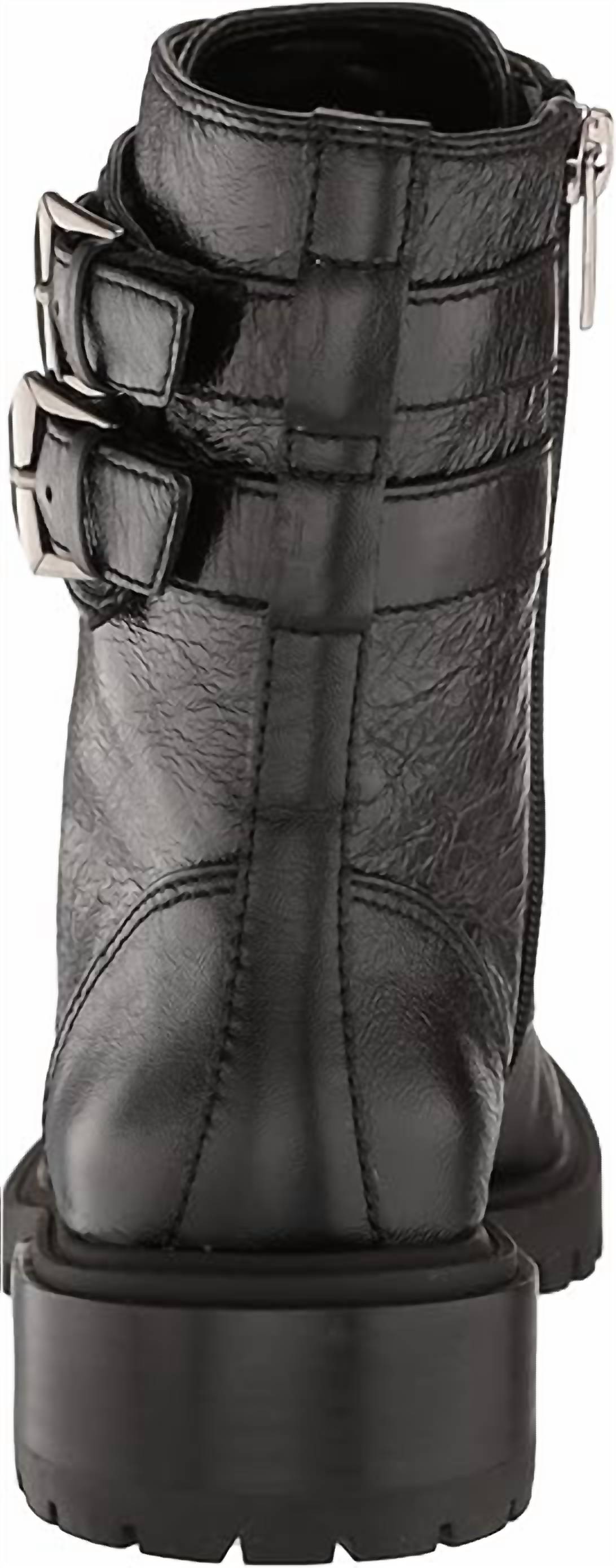 Женские кожаные армейские ботинки Croc Lace Up Fawdry на платформе Vince Camuto, черный — фото 3