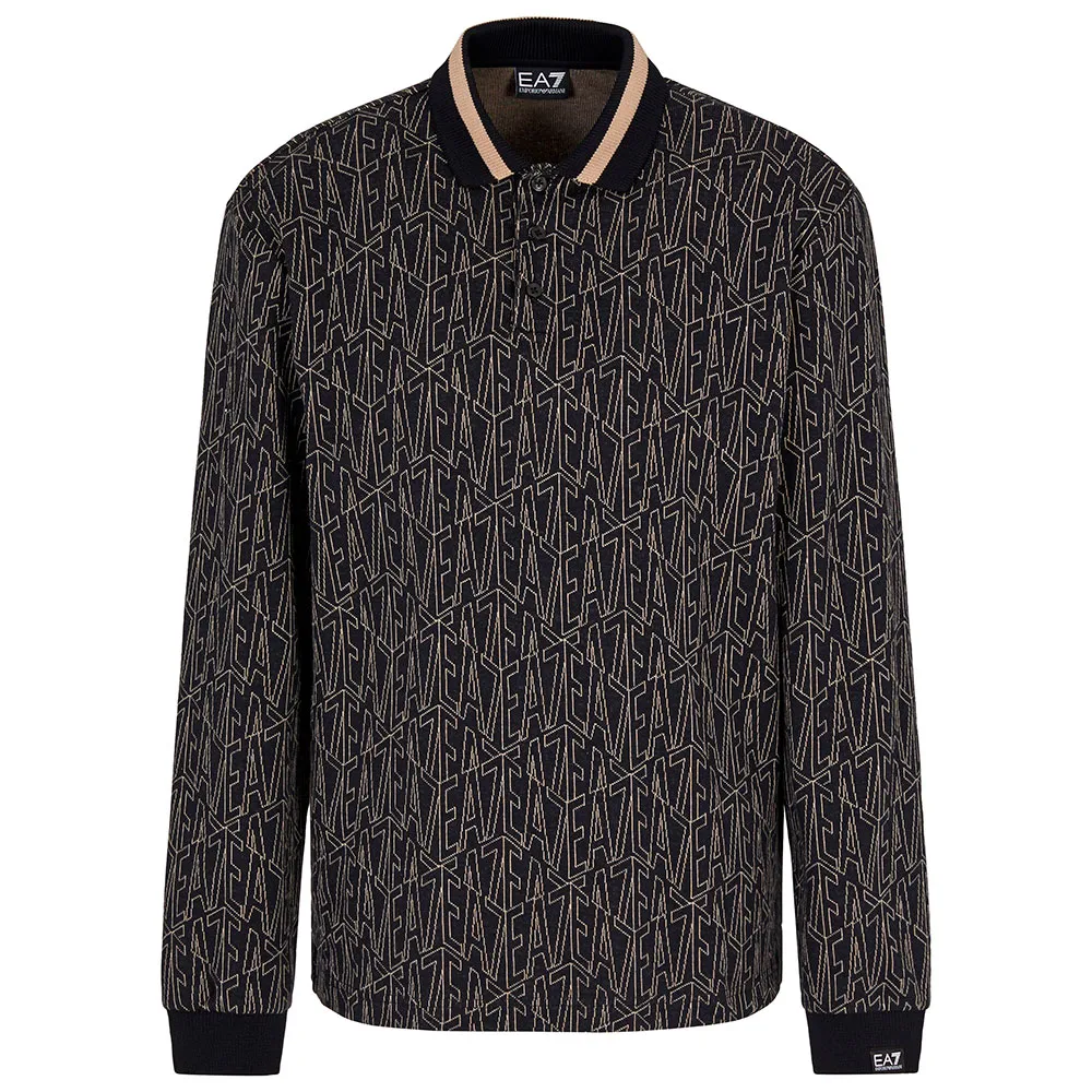 

Поло с длинным рукавом EA7 EMPORIO ARMANI 7M000119_AF13960, черный