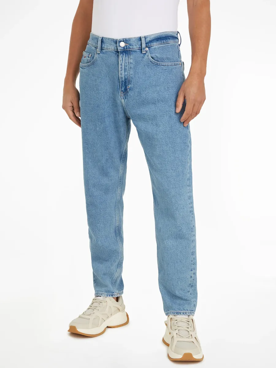 

Джинсы Tommy Jeans зауженного кроя "ISAAC RLXD TAPERED", модель с 5 карманами, джинсовый