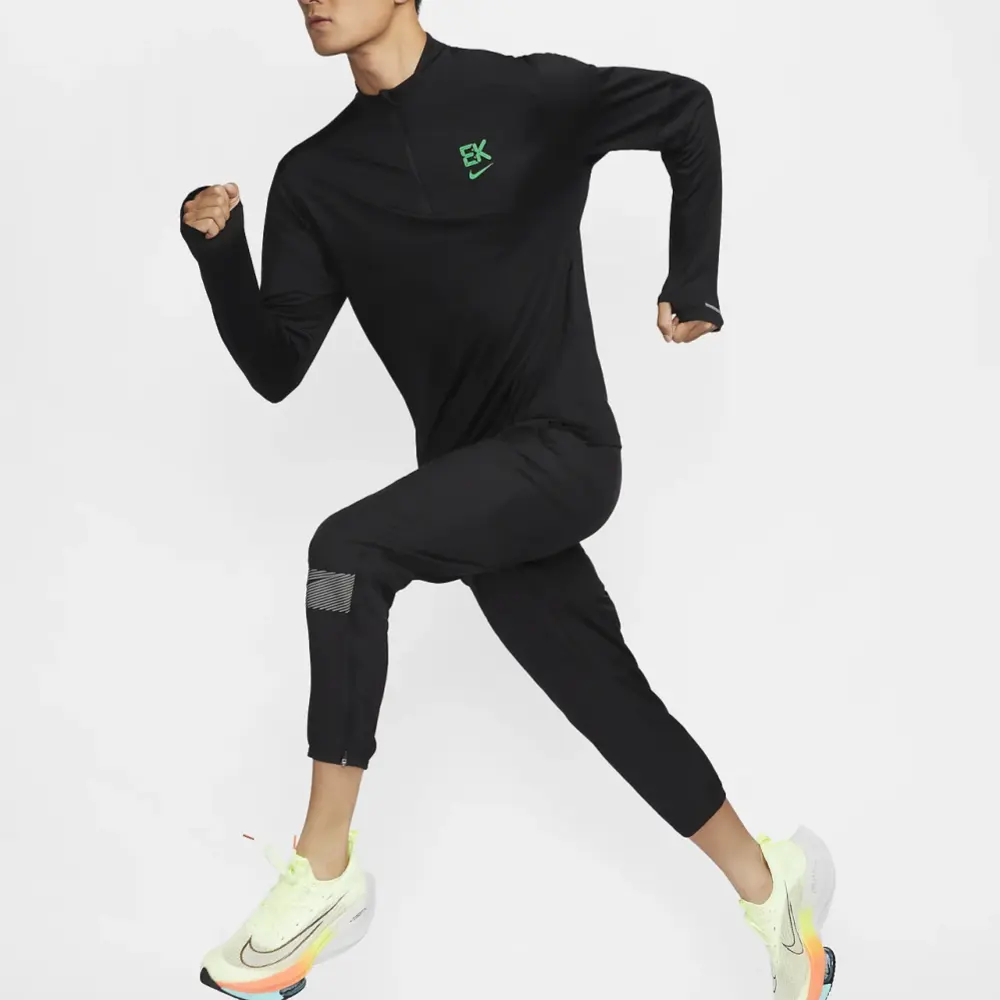Футболка мужская для бега 'Kipchoge' Dri FIT Nike, черный — фото 4