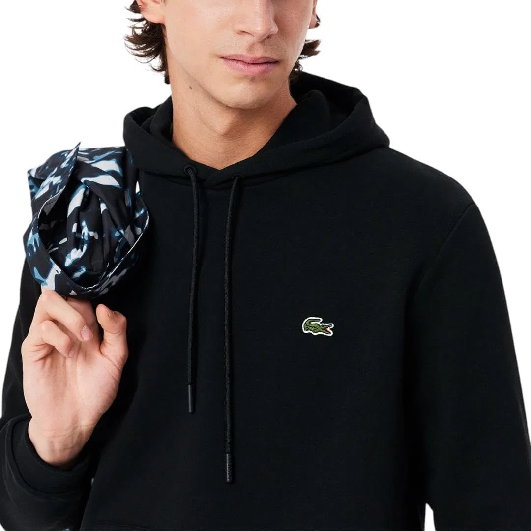 Толстовка Lacoste Мужская Хлопковая Флисовая с Капюшоном — фото 4