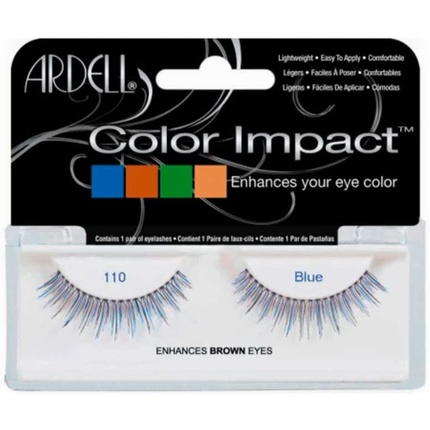 

Color Impact Lash 110 Накладные ресницы синие 1 пара, Ardell