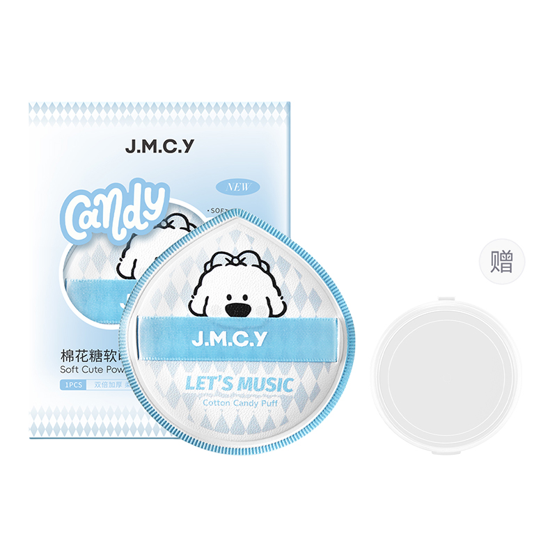 

Пудра / Спонжи для макияжа Unisex M'AYCREATE, [1 Pc-Blue]Cotton Candy Soft Cute Powder Puff+Free Storage Box