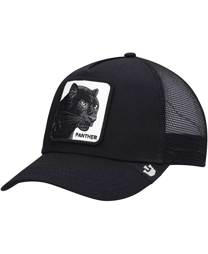 

Мужская черная регулируемая кепка The Panther Trucker Goorin Bros.