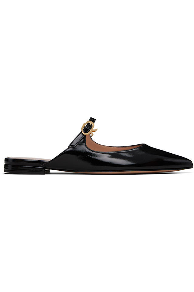 Лоферы Jane Slide с лентой Gianvito Rossi, черный