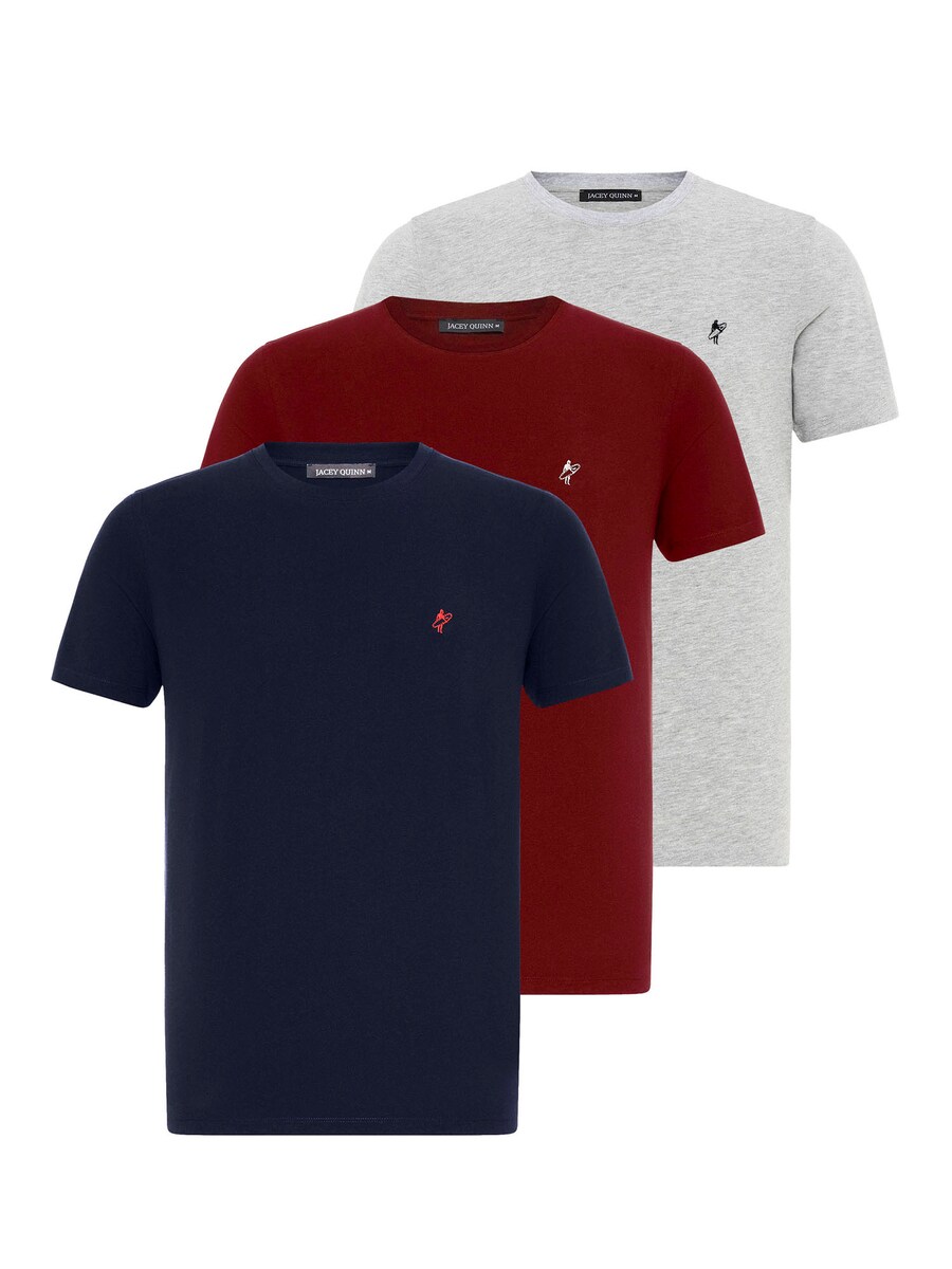

Рубашка Jacey Quinn, цвет Navy/mottled grey/Bordeaux