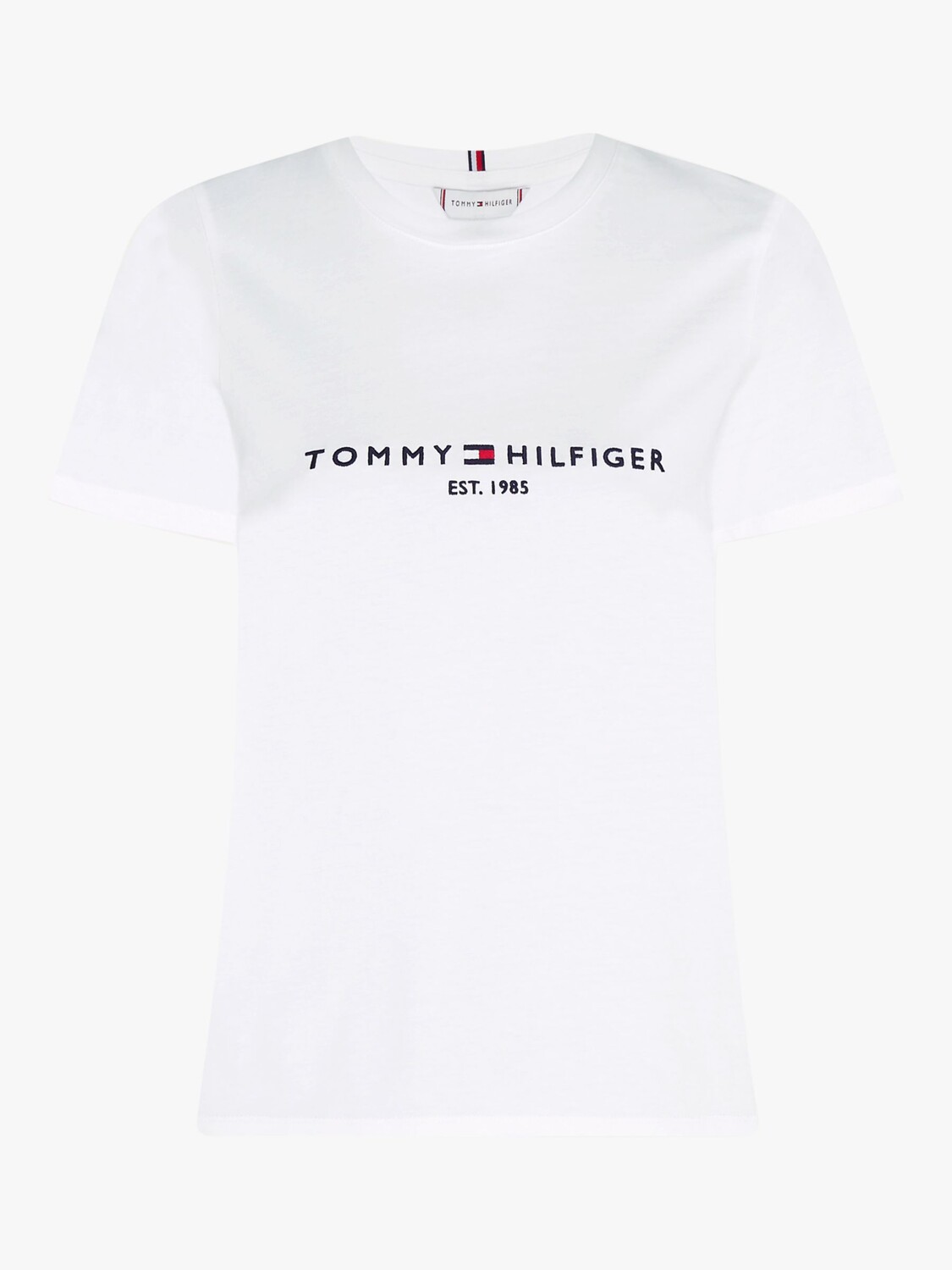 Футболка с логотипом Tommy Hilfiger Heritage из органического хлопка, белая — фото 3