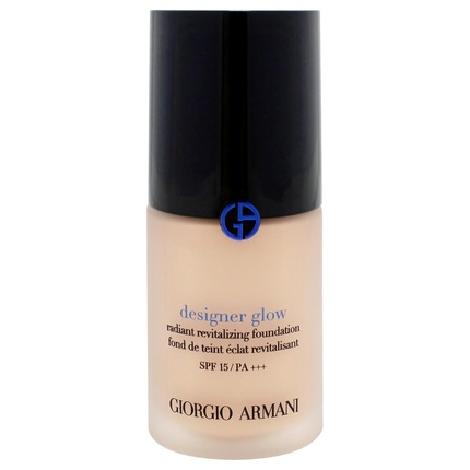 Дизайнерская тональная основа Glow Radiant Revitalizing Foundation SPF 15 PA Plus 1 унция от for Women Giorgio Armani — фото 2