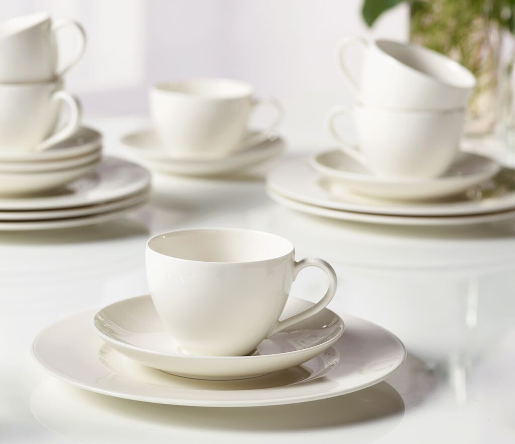 

Кофейный сервиз Villeroy & Boch Vivo Basic Белый, 18 предметов, фарфор