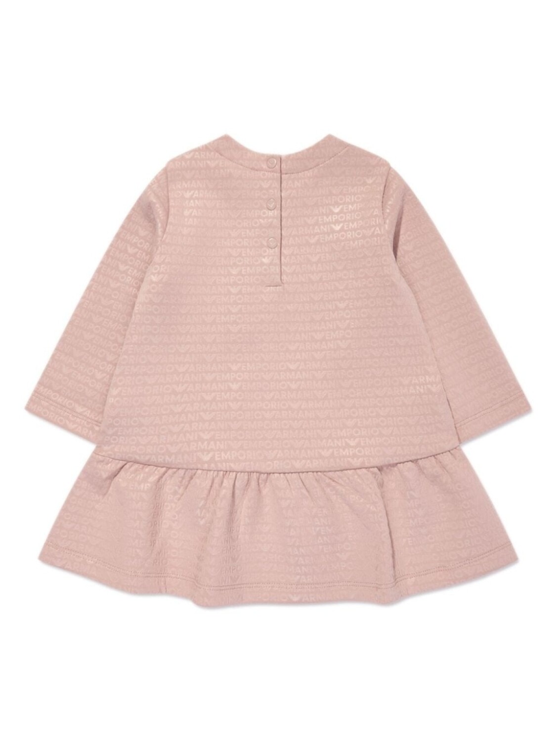 

Детское платье с логотипом Emporio Armani Emporio Armani Kids, розовый