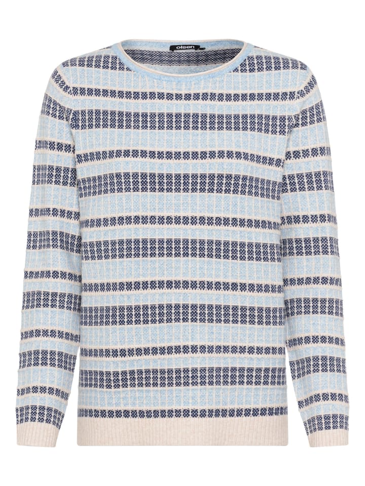 

Пуловер Olsen Pullover, цвет Light Blue Melange