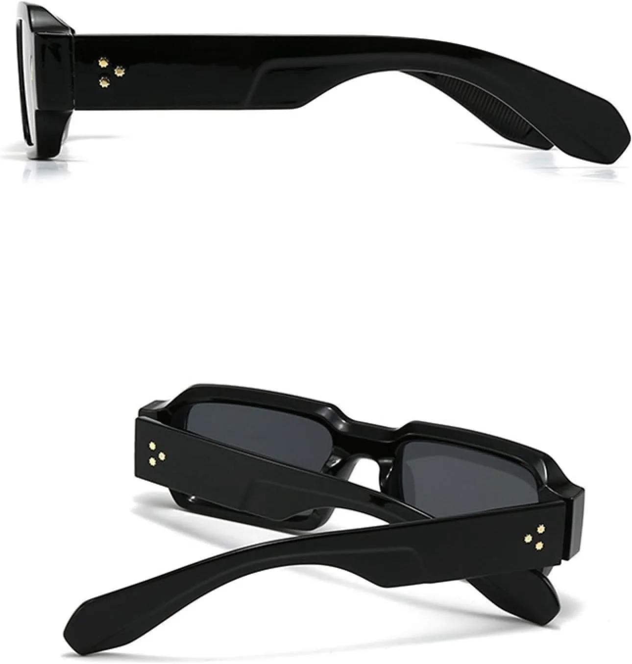 

Солнцезащитные очки с защитой от УФ-излучения UV400 | Punk Rivet | Для женщин и мужчин, для занятий спортом на открытом воздухе и вождения DSVIGF, Black Black