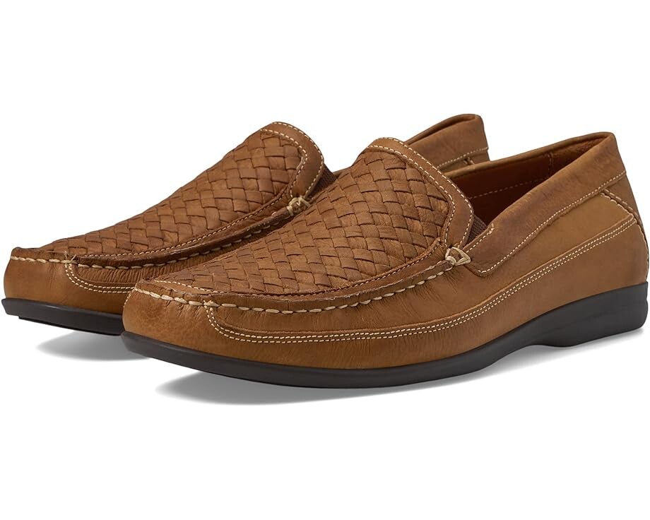 

Лоферы Johnston & Murphy Locklin Woven Venetian, цвет Tan Oiled Full Grain