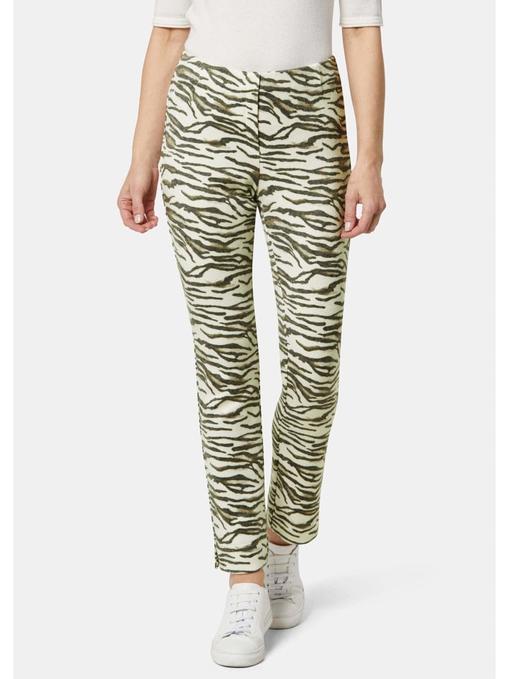 

MADELEINE Спортивные брюки с узором, кремового/многоцветного оттенка