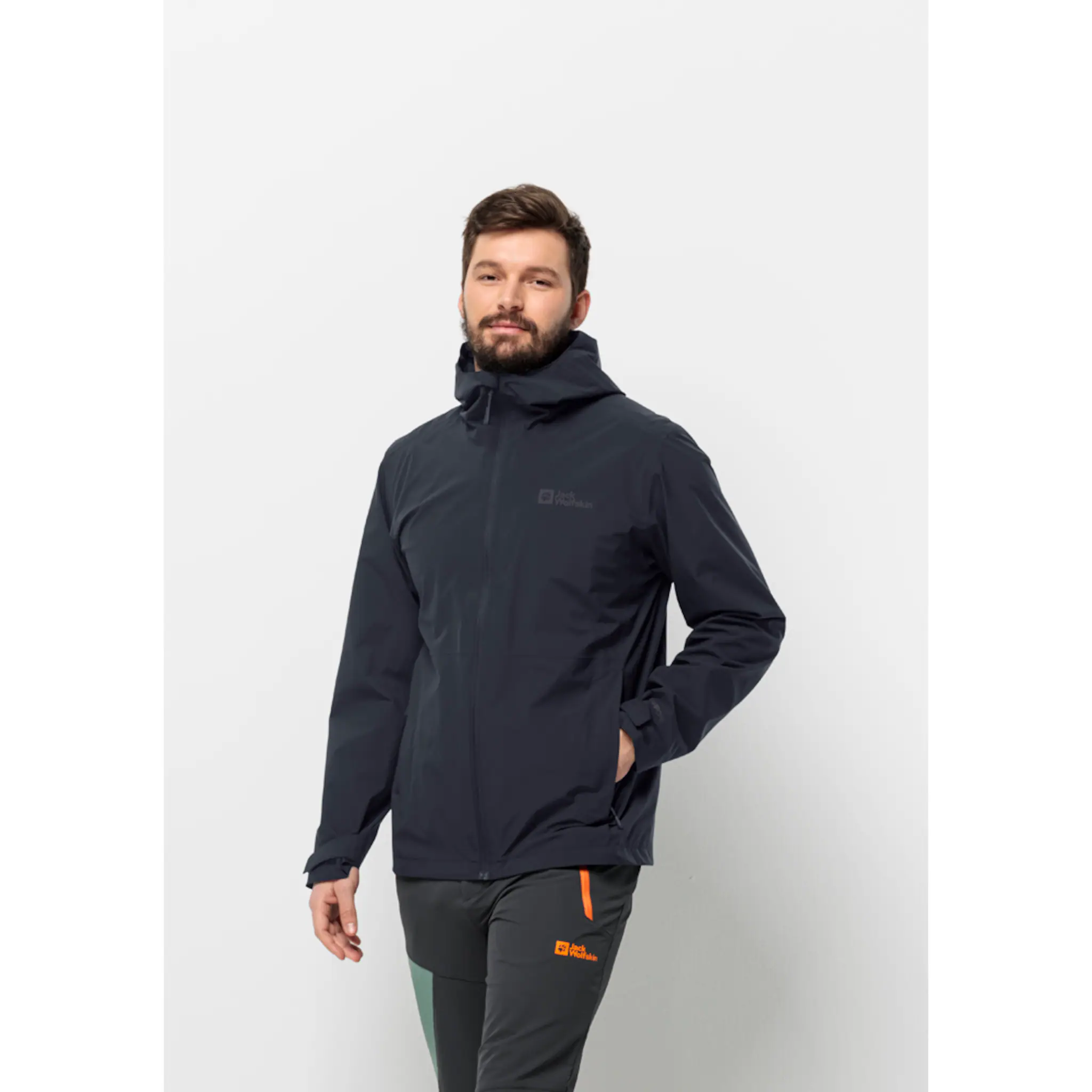 

Функциональная куртка Jack Wolfskin "ROBURY 2L JKT M", с капюшоном, синий