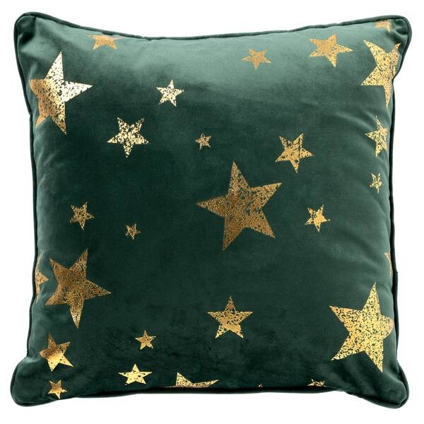 

Декоративная подушка Dutch Decor Stars, 45x15x45 см, зеленый