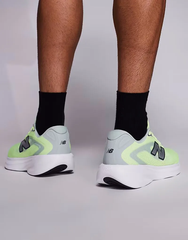 Кроссовки для бега New Balance 680 неоново-желтого цвета — фото 3