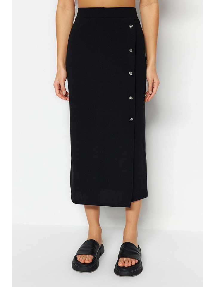 

Длинная юбка trendyol, черный