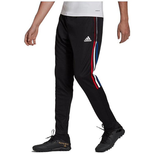 Спортивные штаны Men's adidas SS22 Solid Color Side Stripe Lacing Sports Pants/Trousers/Joggers Black, черный — фото 4