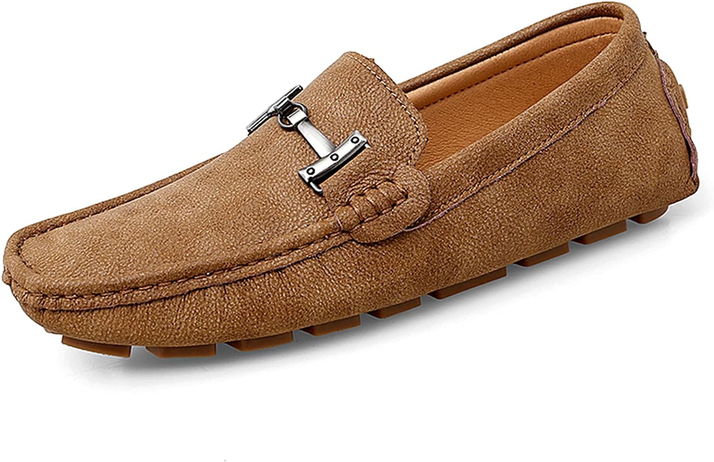 

Мужские деловые кожаные модные лоферы LITNERMIA, коричневый