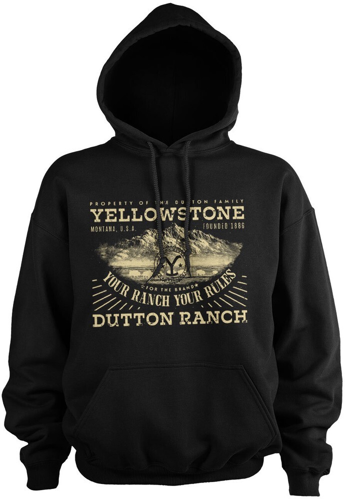 

Толстовка yellowstone Hoodie, черный