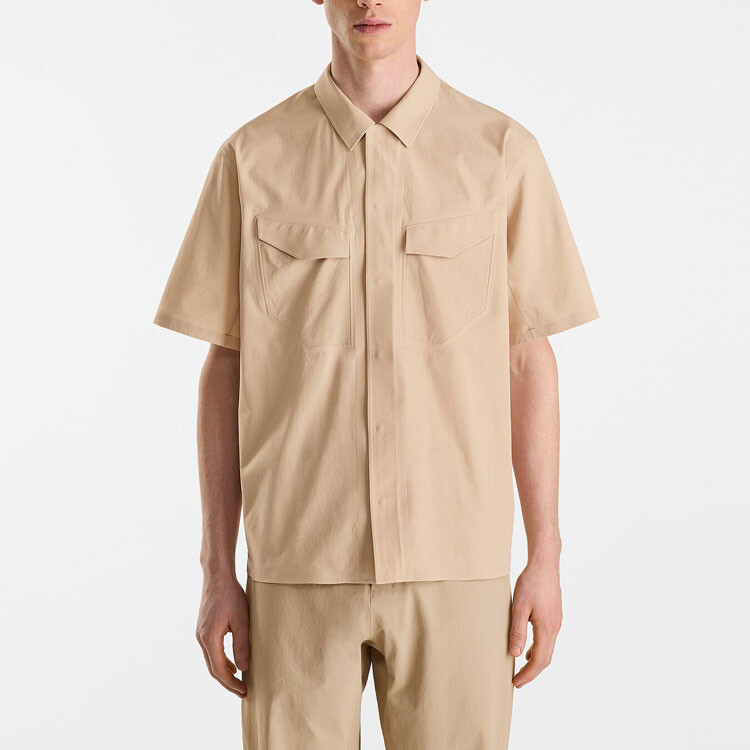 Рубашка Veilance Collection для мужчин Arcteryx, цвет Wheat kernel white/OAT — фото 2