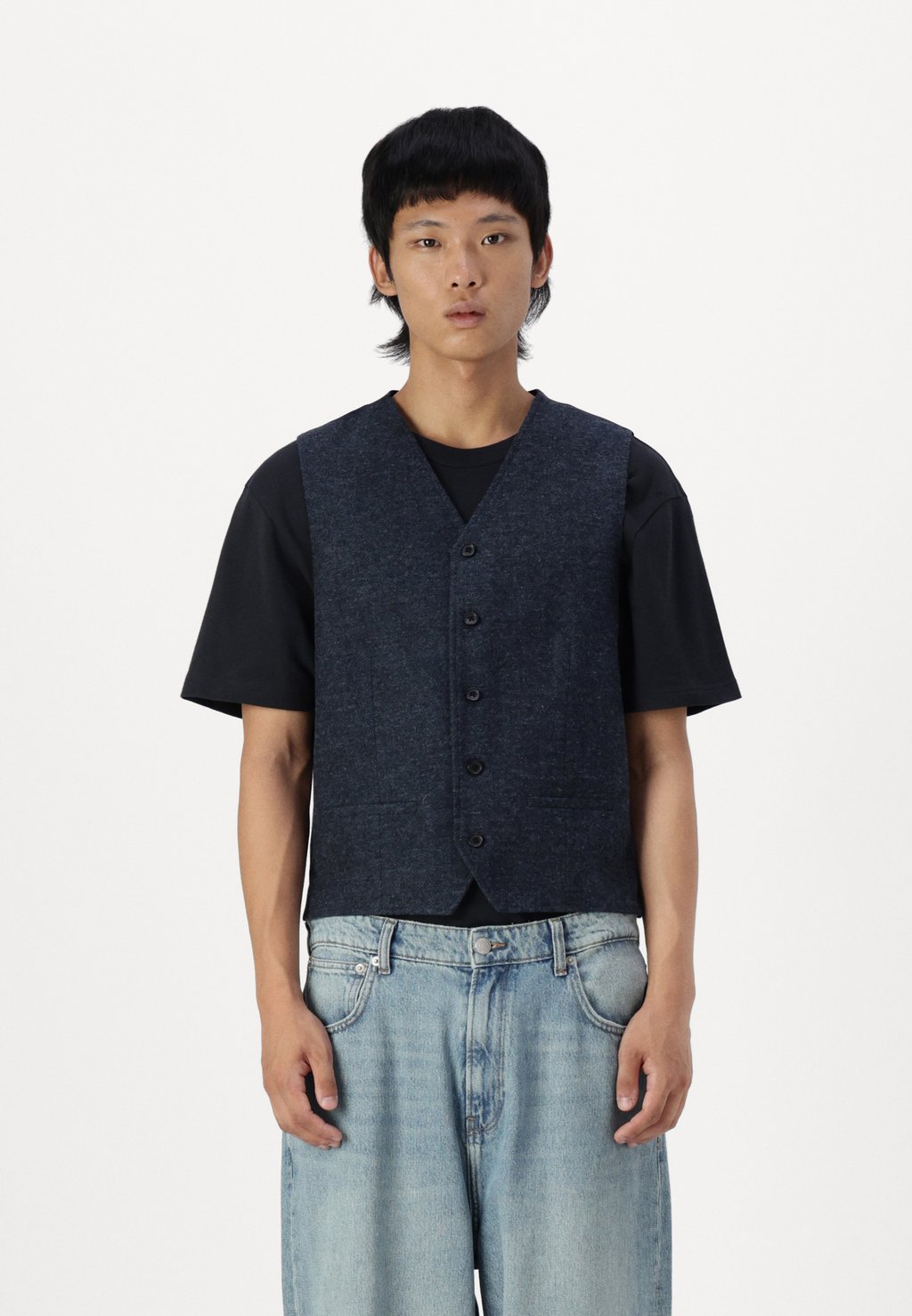 

Жилет JPRWINTER TWILL WAISTCOAT Jack & Jones PREMIUM, темно-синий