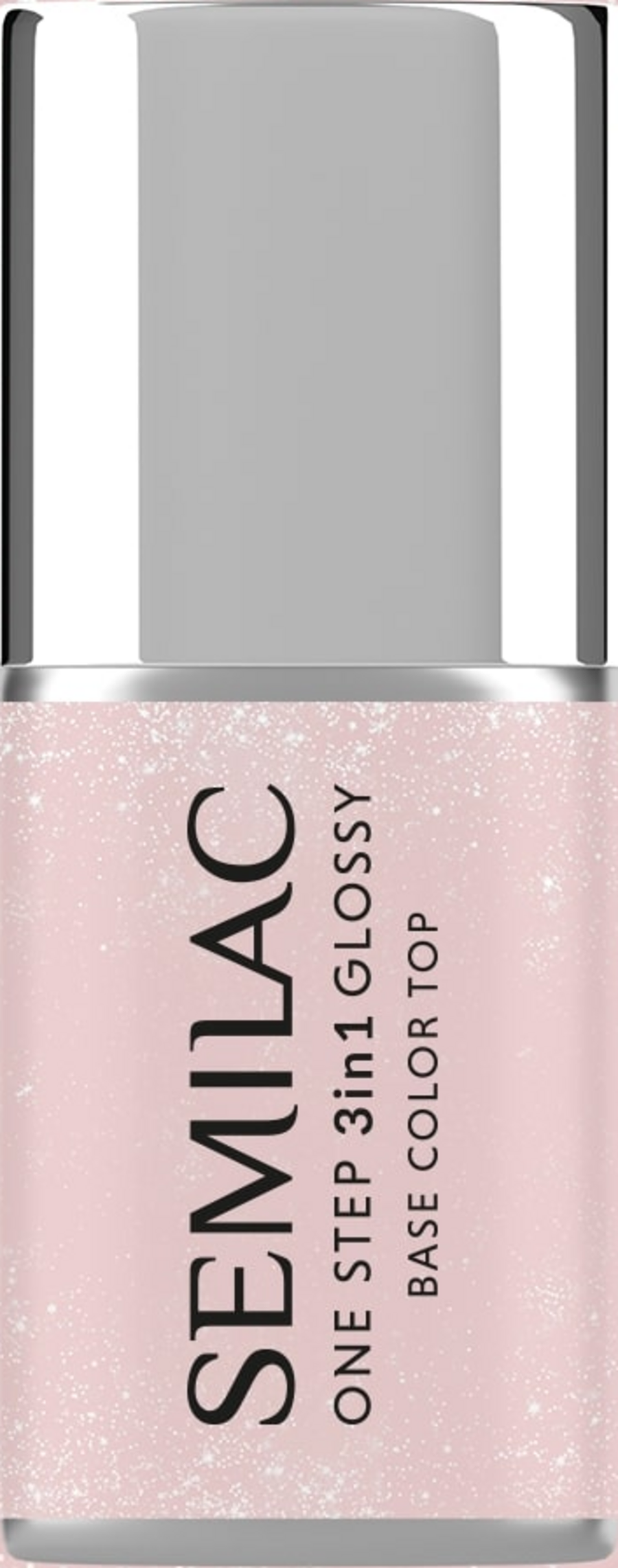 

УФ-лак для ногтей Semilac 3in1 UV-Nagellack Glossy Naked Glitter Beige