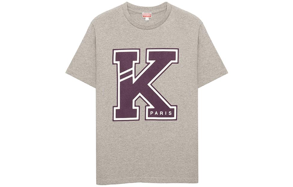 

Футболка с короткими рукавами и круглым вырезом KENZO, Pearl Gray