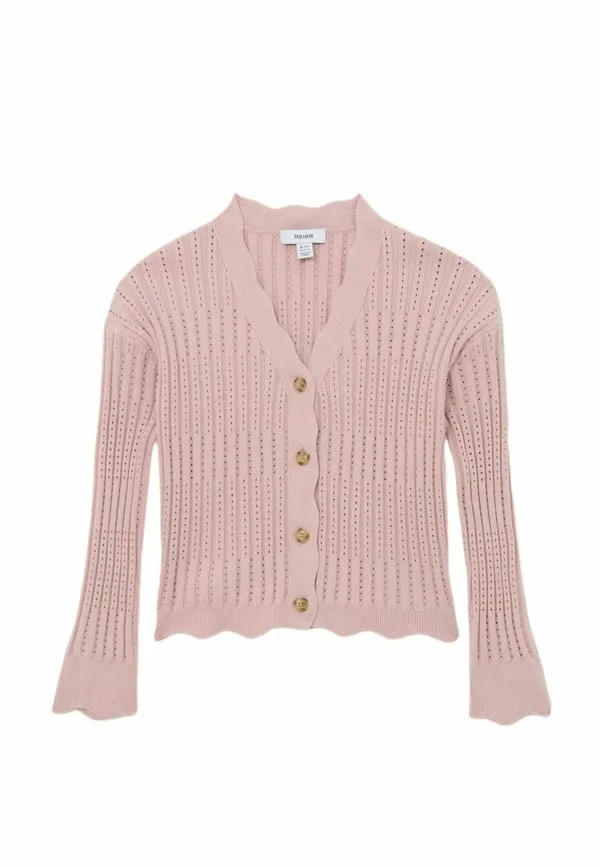 Нежный ажурный кардиган Reiss, Pink