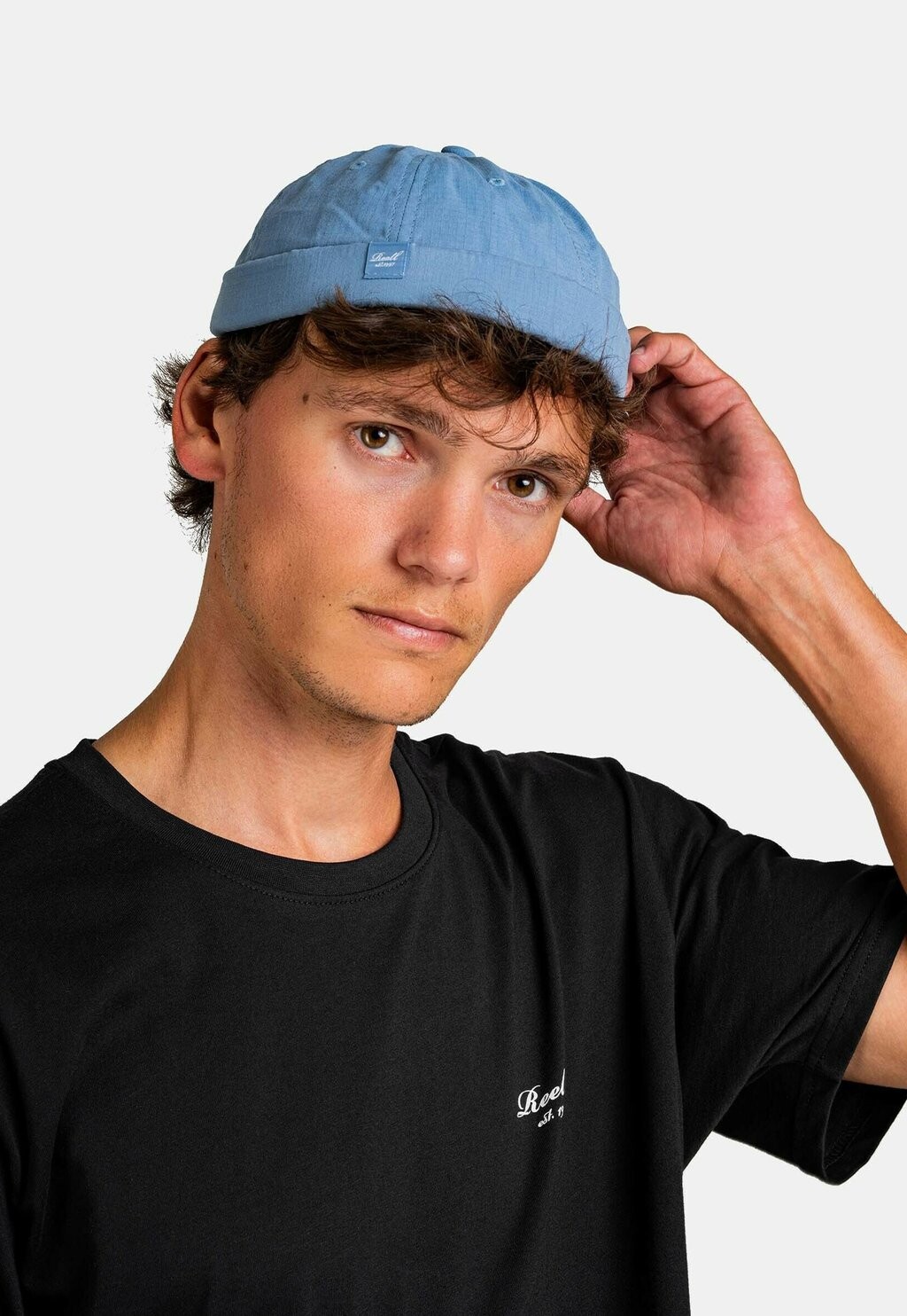 

Шапка DOCKER Reell, цвет fog blue mini ripstop