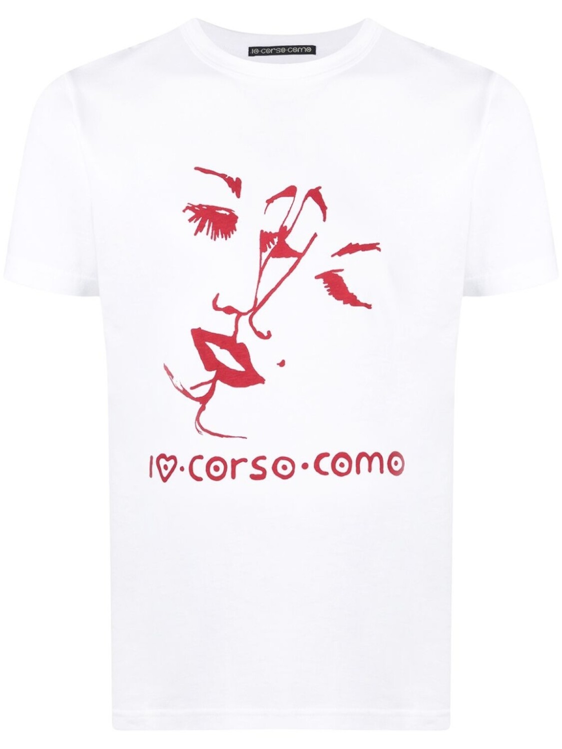 

Corso Como футболка с короткими рукавами и графичным принтом, белый