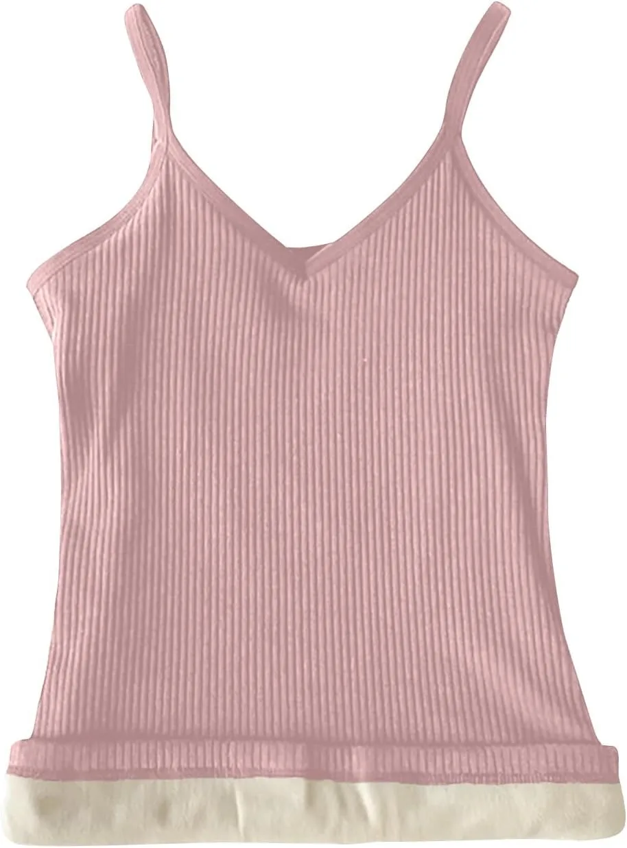 

JOAU Женское термобелье Camisole Vest — утепленный флисовый топ Slim Fit