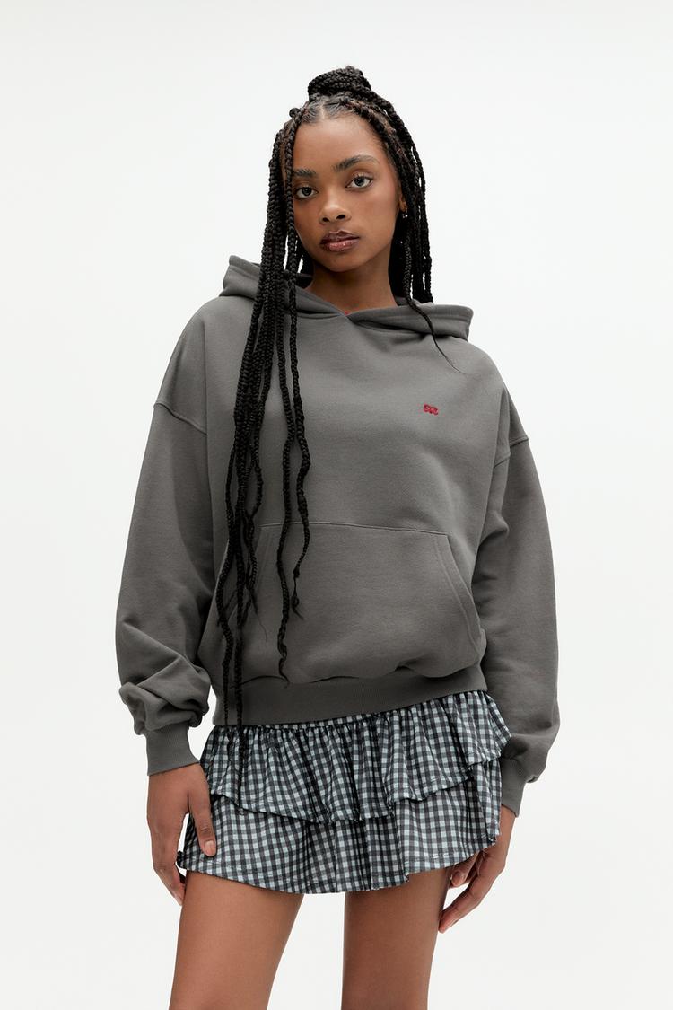 

Толстовка свободного кроя Pacific Republic Pull And Bear, серый