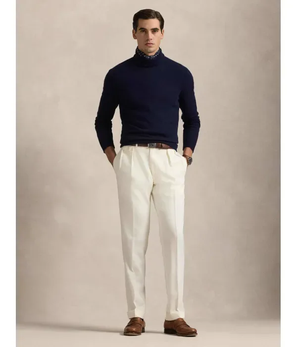 Шерстяная водолазка regular fit Polo Ralph Lauren, темно-синий — фото 2