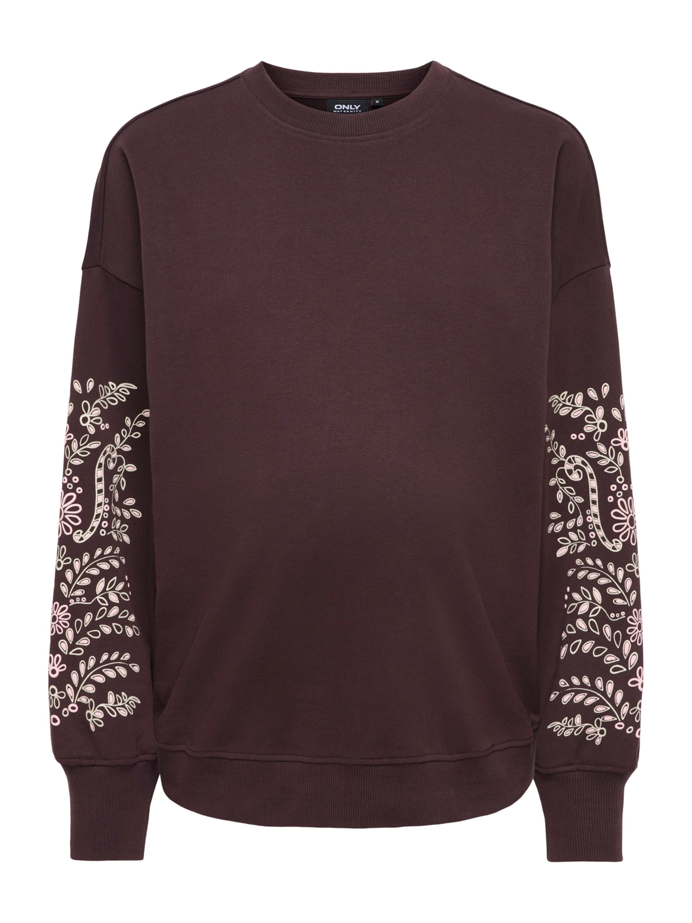 

Only Maternity Свитшот 'OLMAlexa' в цвете Plum
