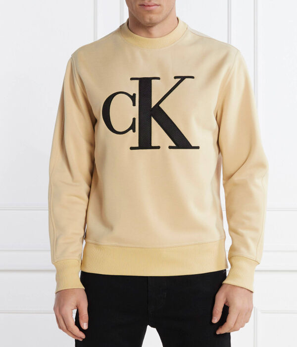 

Свитер Regular fit Calvin Klein Jeans, желтый