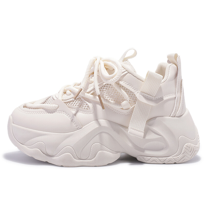 

Кроссовки Miss Zhang Chunky Sneakers Women's Low-top Beige, бежевый
