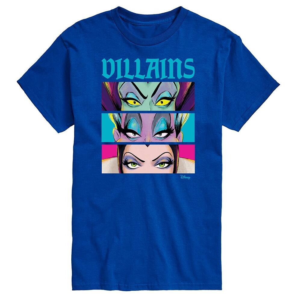 

Мужская футболка Disney Villains с рисунком злодеев, синий