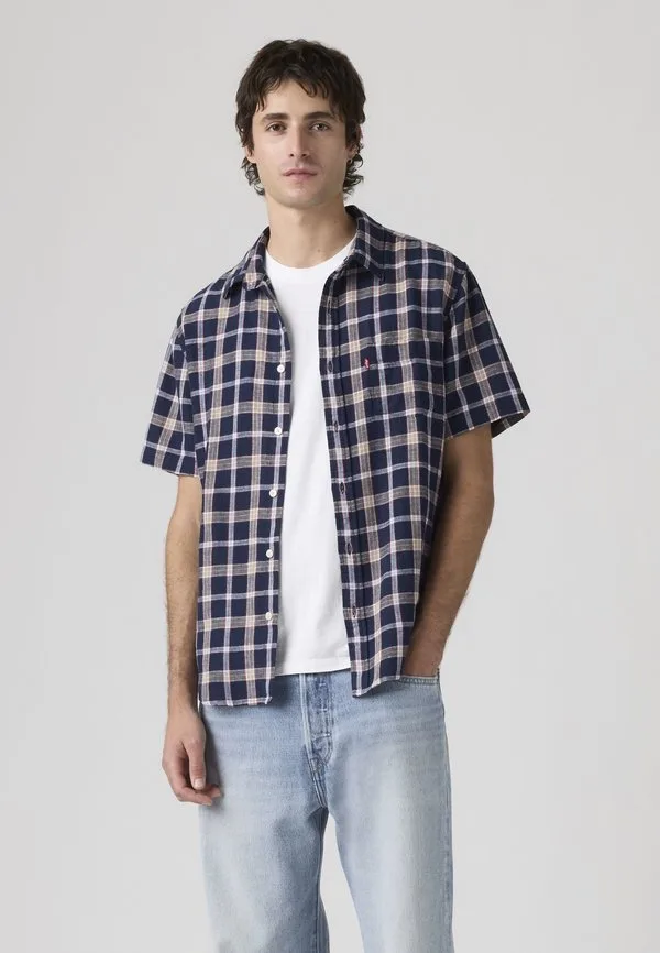 Футболка с закатом Levi'S, Sintra Plaid V2 Dress Blues